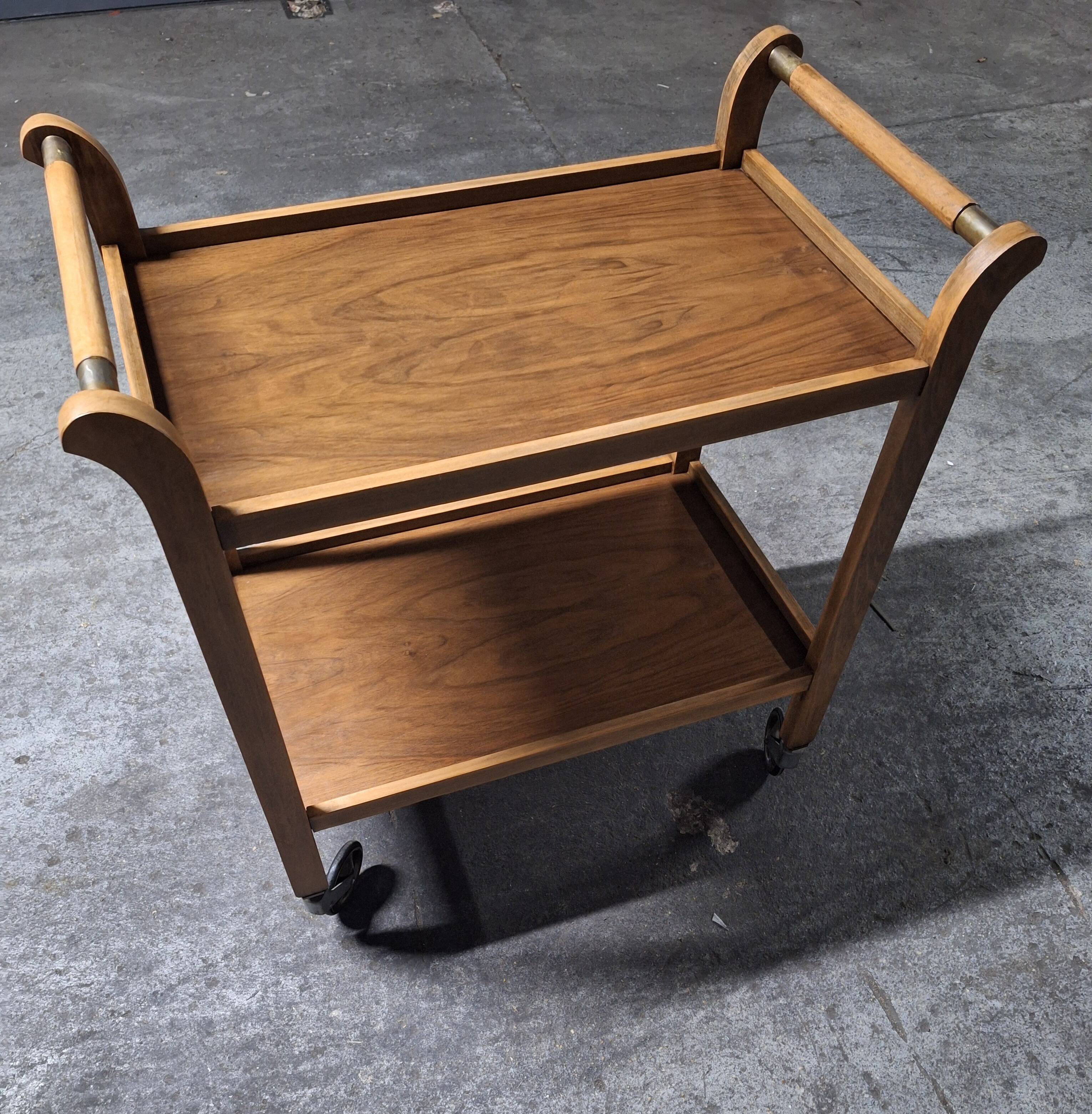 art deco serving trolley