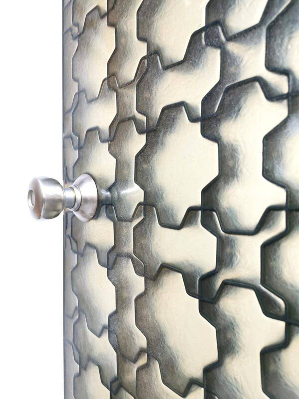 Portes en fibre de verre au design Art Déco vintage des années 60