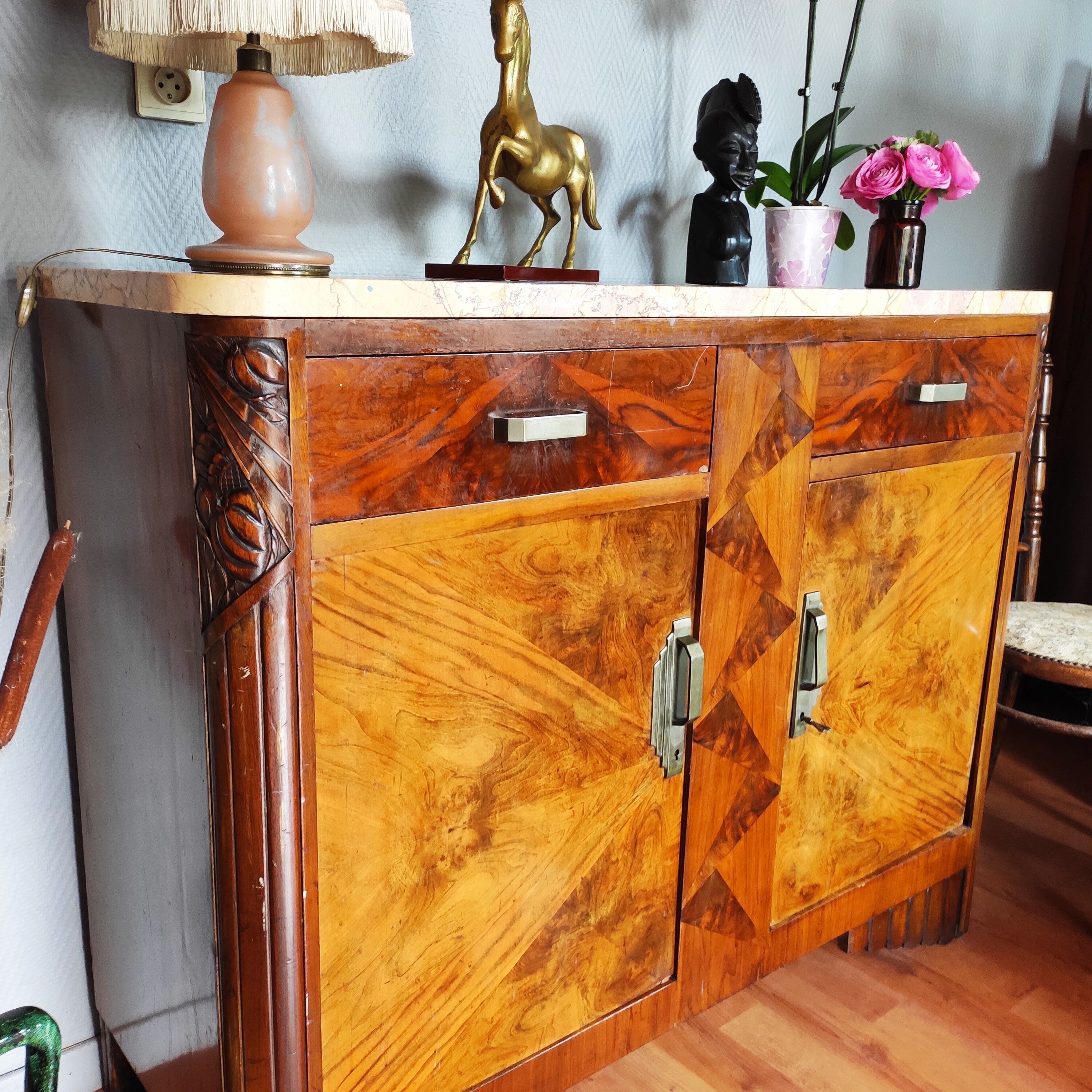 Antique art deco buffet