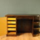 Double sided desk, walnut Denmark 1960