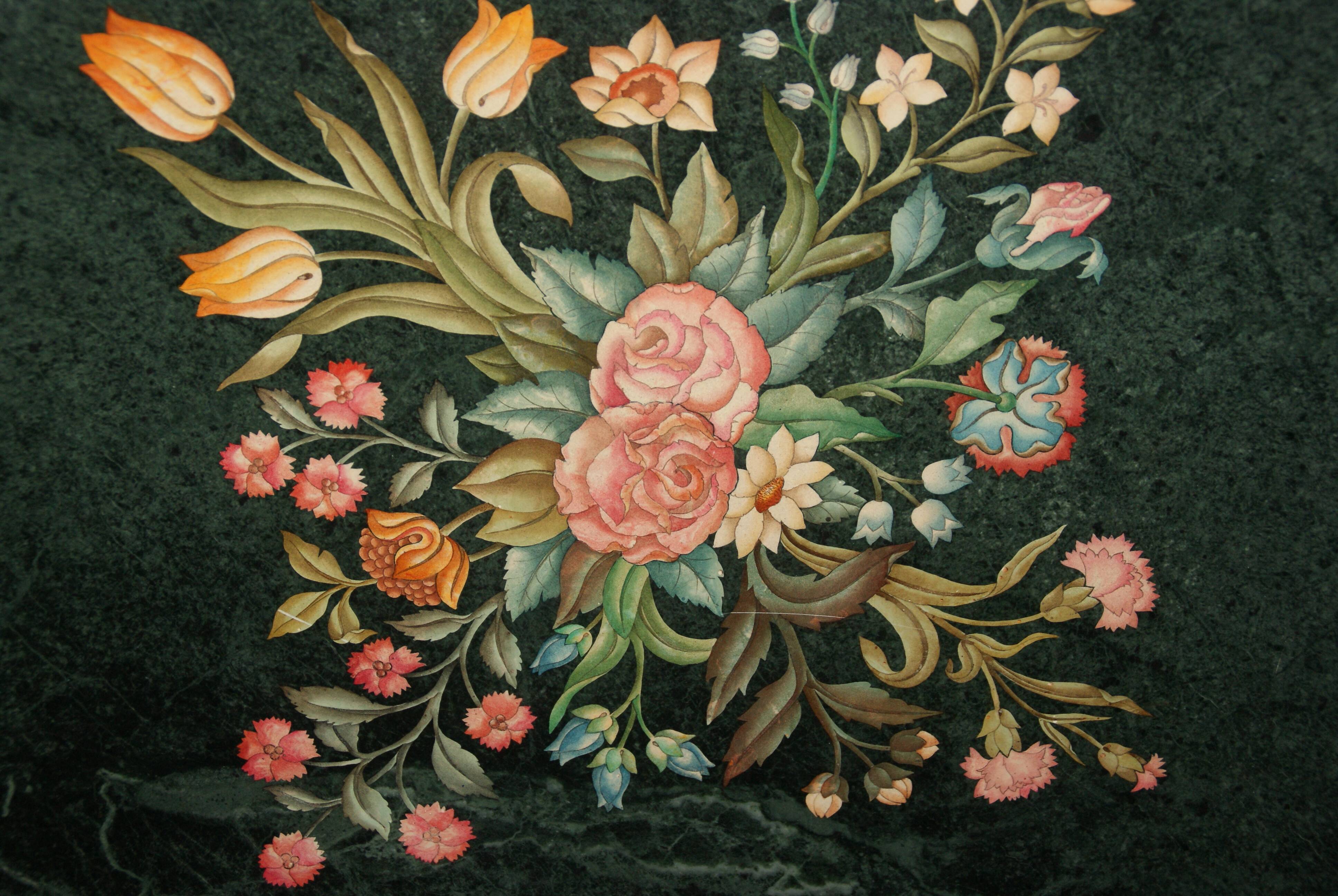 Great Italian table Scagliola