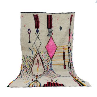 Tapis Berbère Marocain Artisanal fait main 276 X 153 CM