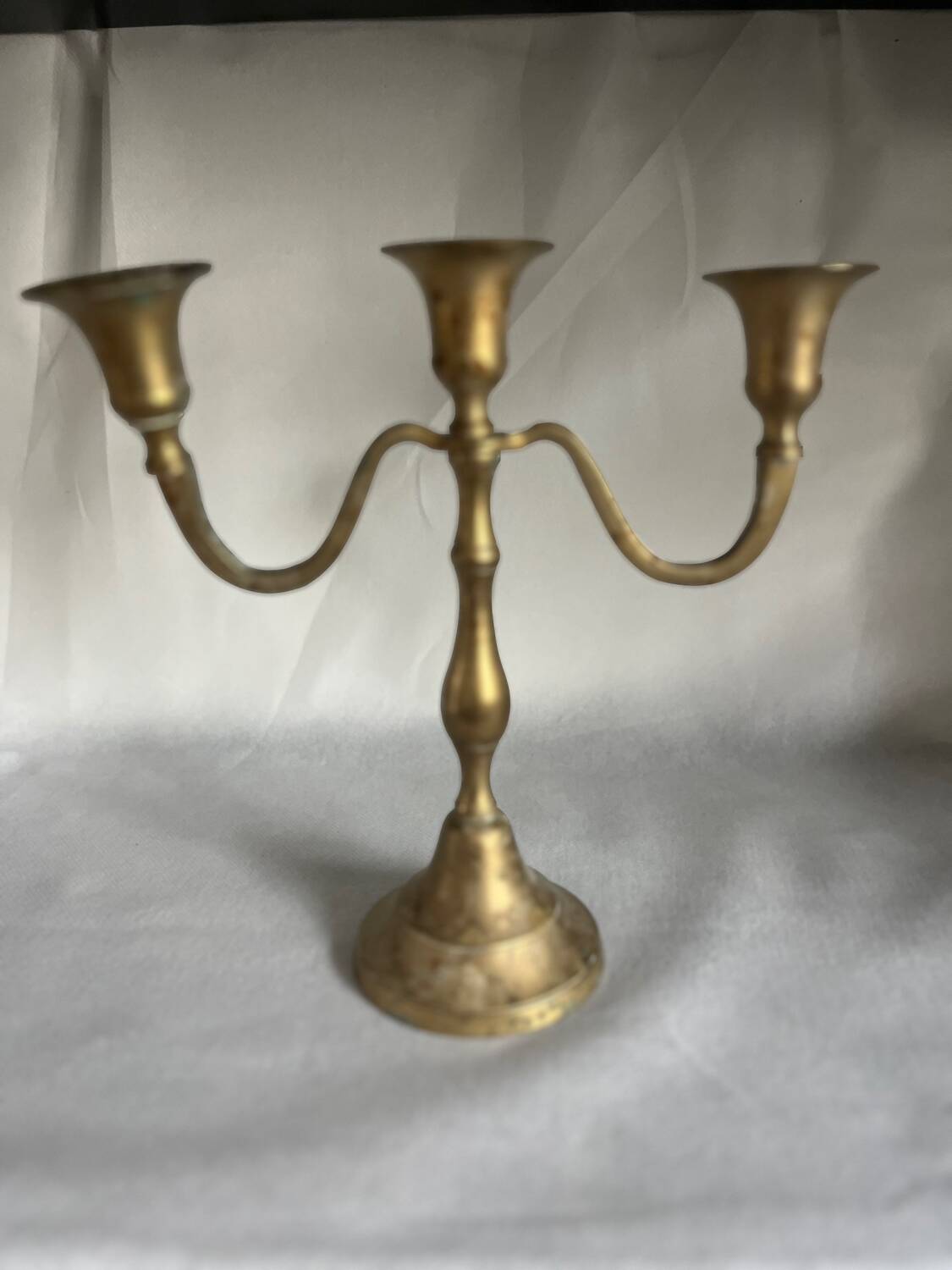 Antique brass chandelier