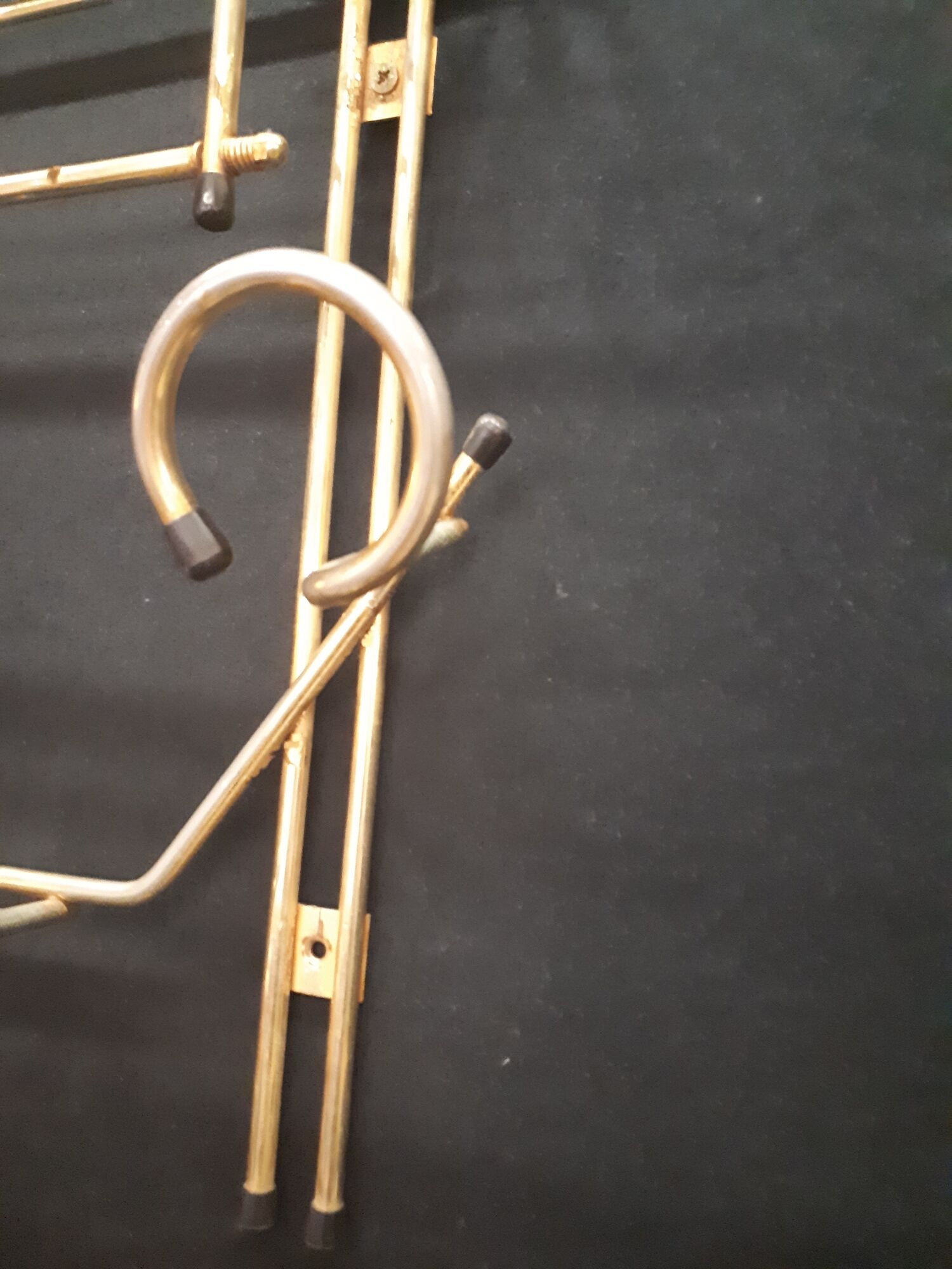 Coat vintage brass metal door