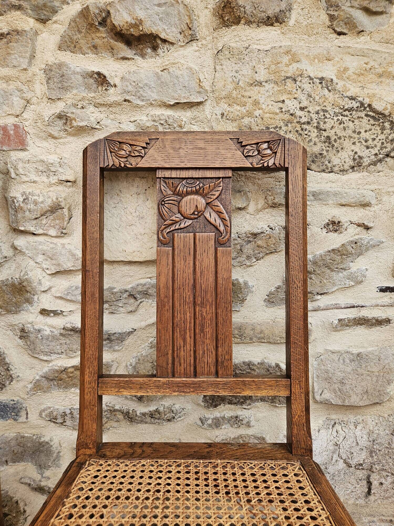 6 chaises art déco