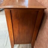 Low sideboard with two sliding doors, vintage 1950