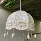 Vintage suspension - made crochet-70s
