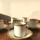 Set of 6 coffee cups and Royal Limoges cups
