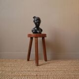 Bust of a woman in ebony African Art