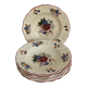 Set of 6 hollow plates in earthenware Sarreguemines Model "Agreste" vintage