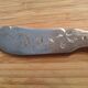 Solid silver cheese knife