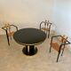 3 old Karl Friedrich Forster raw design chairs model Trix KFF postmodern 70s/80s