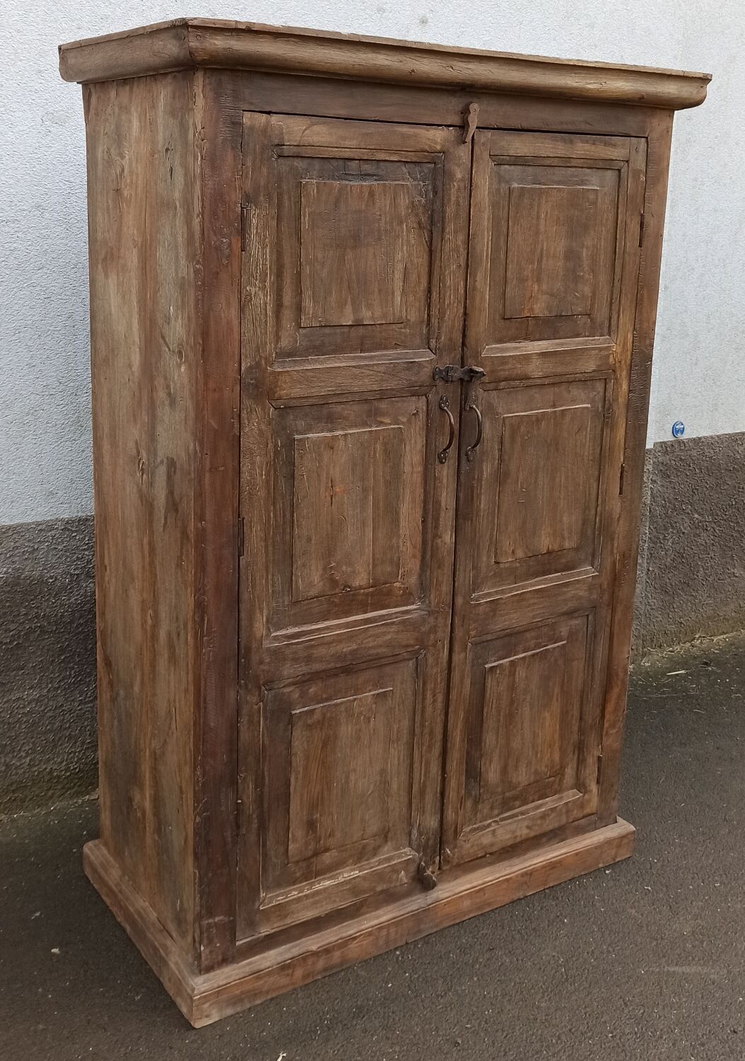 Old wooden wardrobe