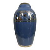 Large Art Deco porcelain vase with geometric shapes