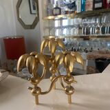 Vintage gilded bronze chandelier