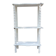 charming curved shelf with 2 turned wooden supports
