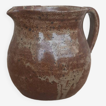 Stoneware ice pitcher