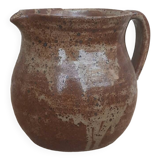 Stoneware ice pitcher