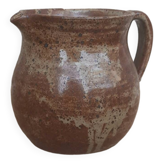 Stoneware ice pitcher