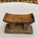 Ashanti stool, West African, carved from solid wood