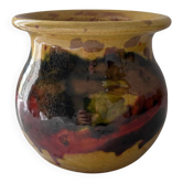 Small Provençal enameled jar