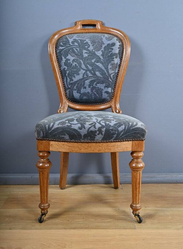 Paire de chaises en chêne, style Louis-Philippe, milieu XXème