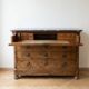 Louis-Philippe secretary chest of drawers with marble top