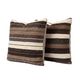 Set of 2 vintage kilim cushion covers 50x50 cm