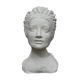 Woman bust in plaster