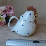 Théière en forme de Poule en Grès fabriquée au Japon Vintage