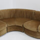 Vintage Italian curved modular sofa 1970s