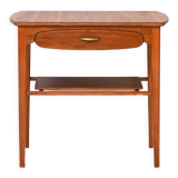 Scandinavian nightstand with oval top