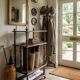 Antique walnut music cabinet