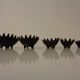 Hedgehog Ashtrays, 1950s, Set of 6