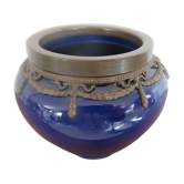 Pot cover cobalt blue