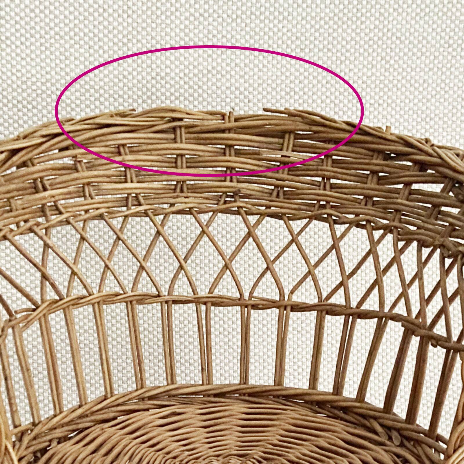 Children's rattan armchair – 1960s