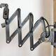 Grey Industrial Gooseneck Scissor Wall Lamp from Elektroinstala, 1960s