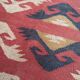 Tapis kilim en toile de jute et coton. 150cm x 250cm