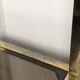 Vintage gold chrome metal Lancel bookcase 1970