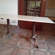 Table rectangulaire marbre jaune