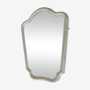 Miroir vintage en bois et stuc 48,5cm*38,5cm