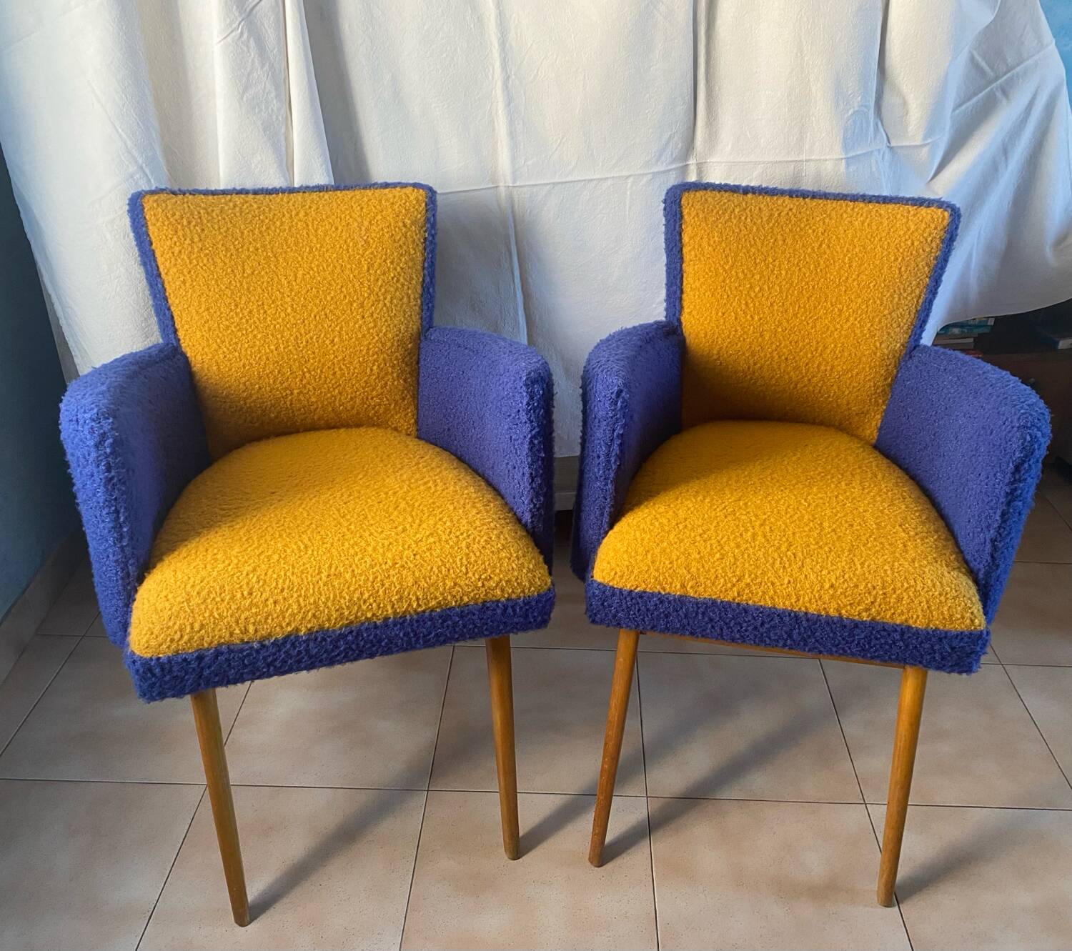 Pair of vintage armchairs
