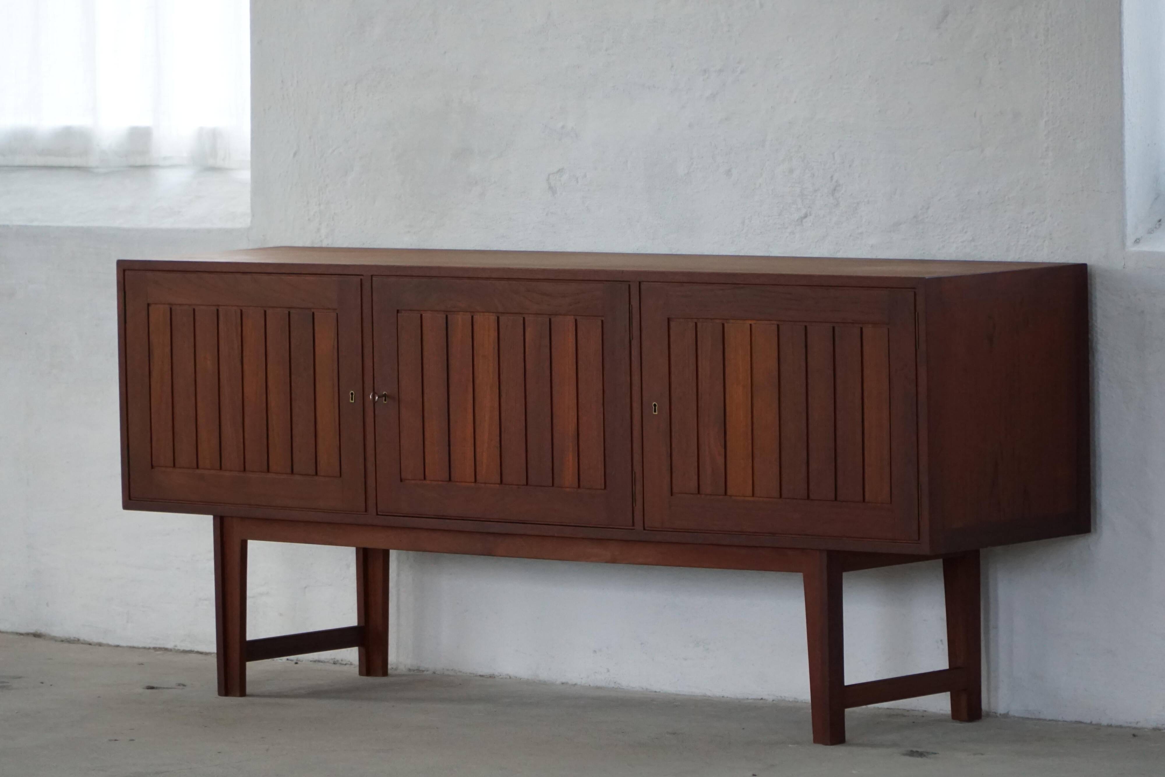 Kurt Østervig, teak buffet base, VAMO, modern Scandinavian mid-century, 1960s