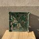 Antique cast iron green enamelled cast iron vintage tableware