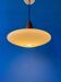 Suspension en verre opalin (style Philips) - Louis Kalff