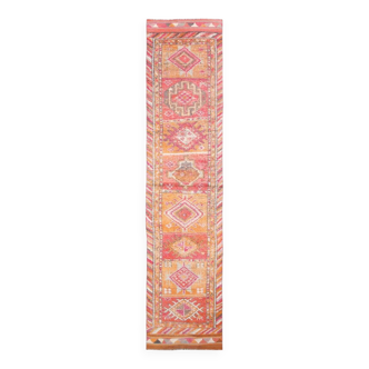 Tapis de couloir turc orange beige 80x369 cm SK 23759