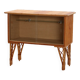 Vintage French Bamboo bar or display cabinet 1960s.