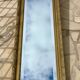 Napoleon III bevelled ice mirror 132x42cm