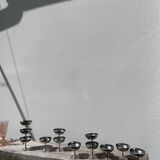 12 Rémy Letang stainless steel bowls 1970