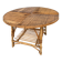 table basse rotin vintage, style Audoux et minet